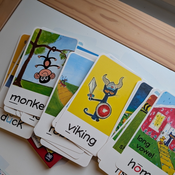 Other - Colorful PETE THE CAT Educational Flash Cards for Kids